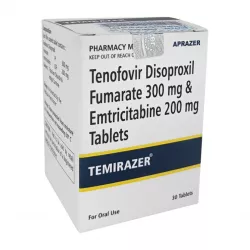 Трувада полный аналог (Temirazer, Тенвир ЕМ :: Тенофовир + Эмтрицитабин) таб. 300+200мг №30 фото